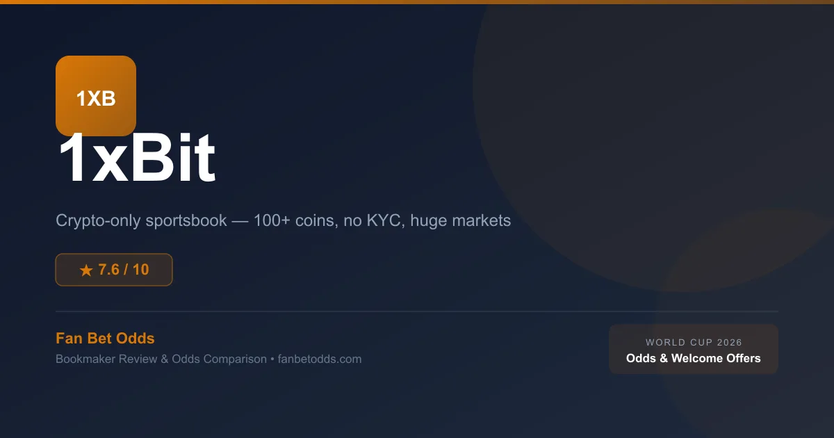 1xBit sportsbook review