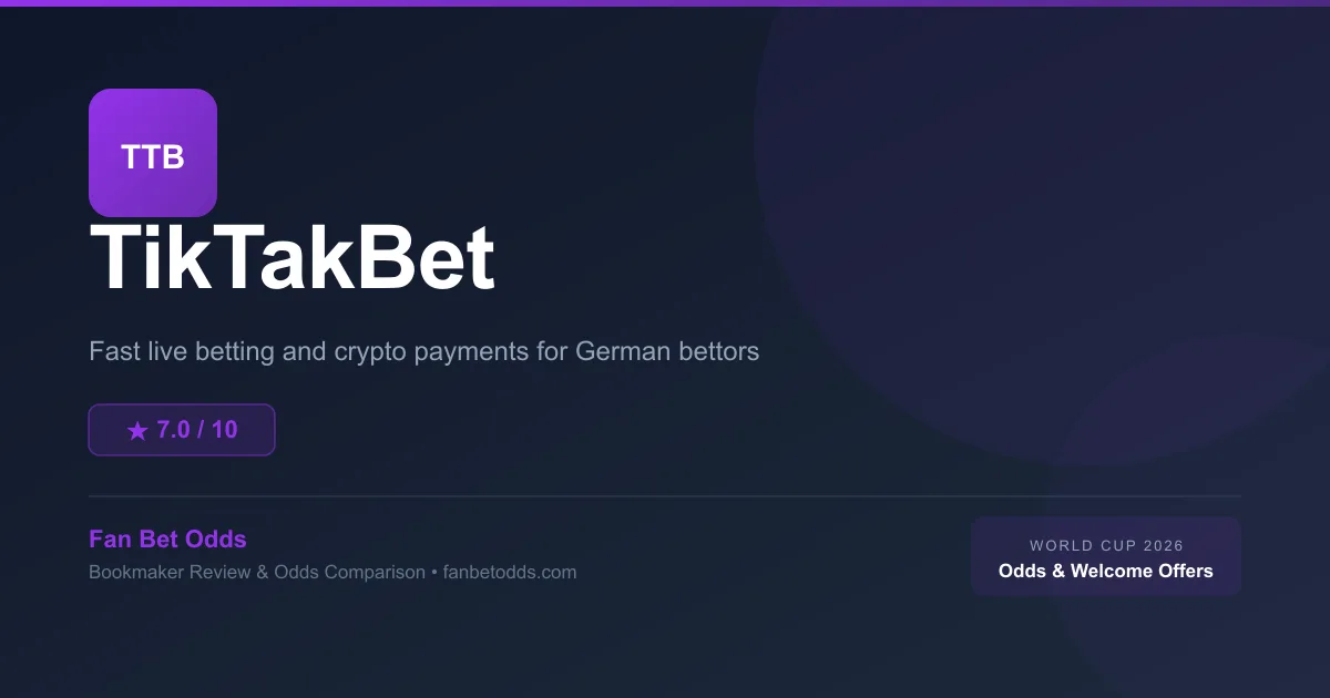 TikTakBet sportsbook review