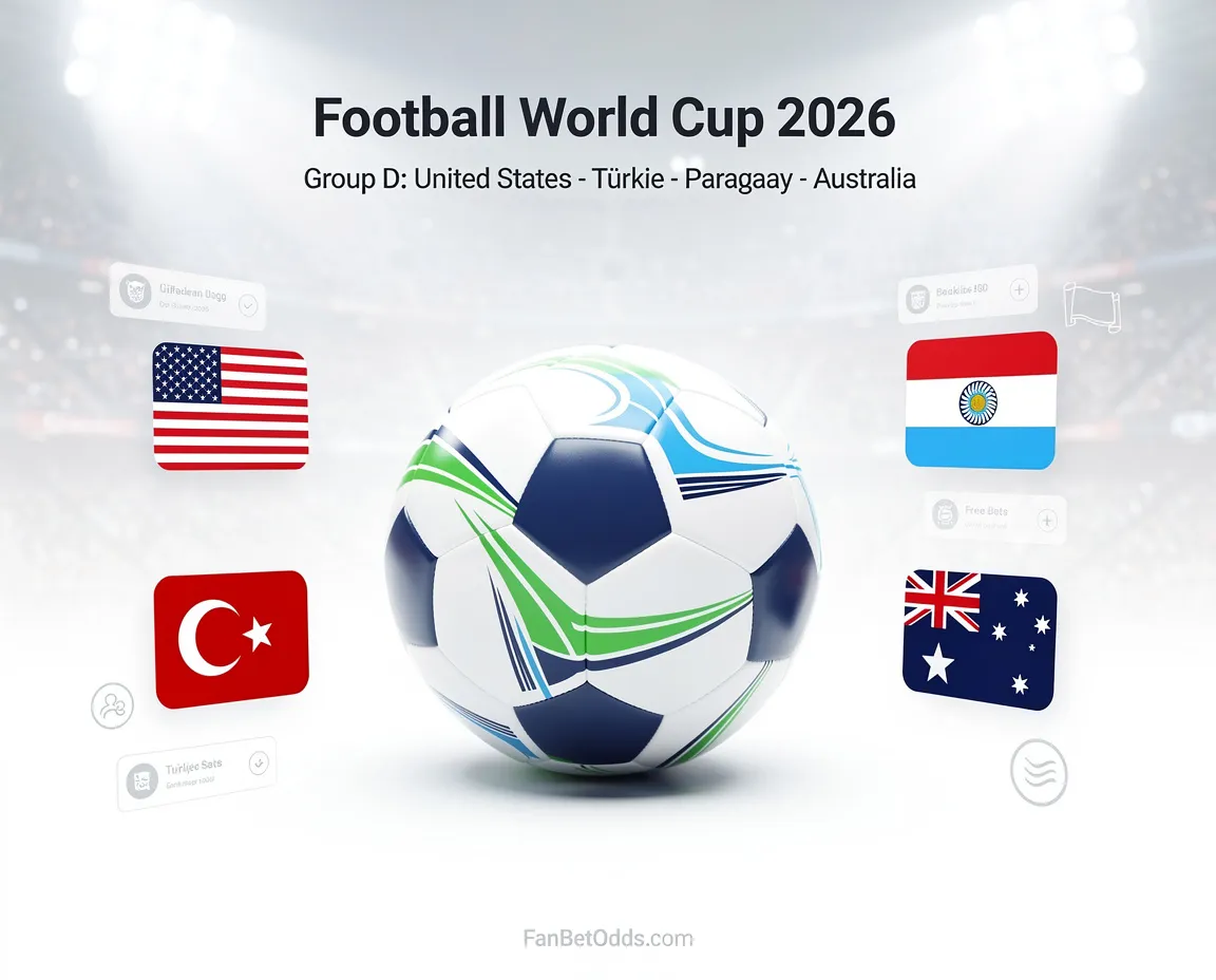 FIFA World Cup 2026 Group D - United States, Türkiye, Paraguay, Australia