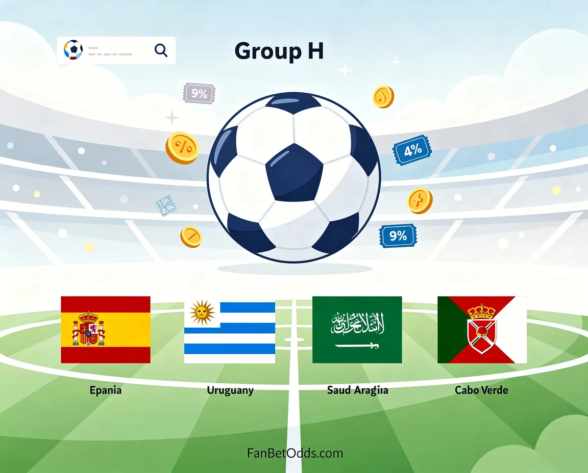 FIFA World Cup 2026 Group H - Spain, Uruguay, Saudi Arabia, Cabo Verde