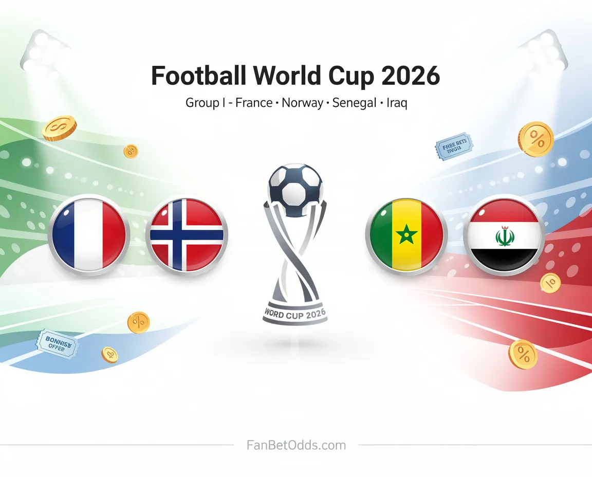 FIFA World Cup 2026 Group I - France, Norway, Senegal, Iraq