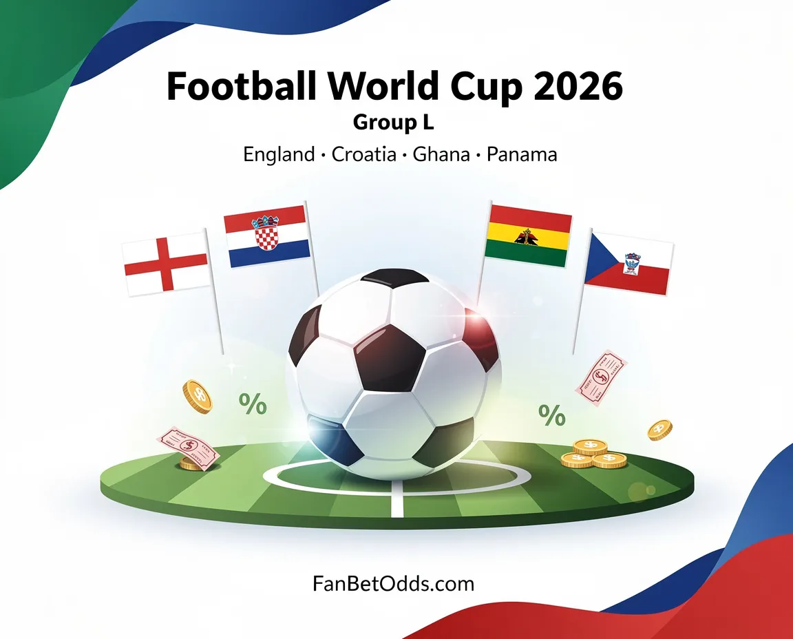 FIFA World Cup 2026 Group L - England, Croatia, Ghana, Panama