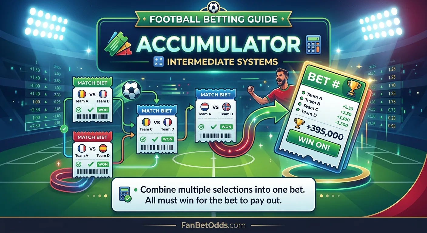 Accumulator betting guide - combine multiple World Cup 2026 selections into one high-return acca bet