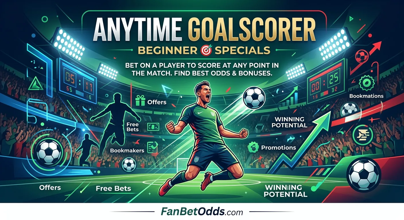 Anytime Goalscorer betting guide - back any player to score at any point in a World Cup 2026 match