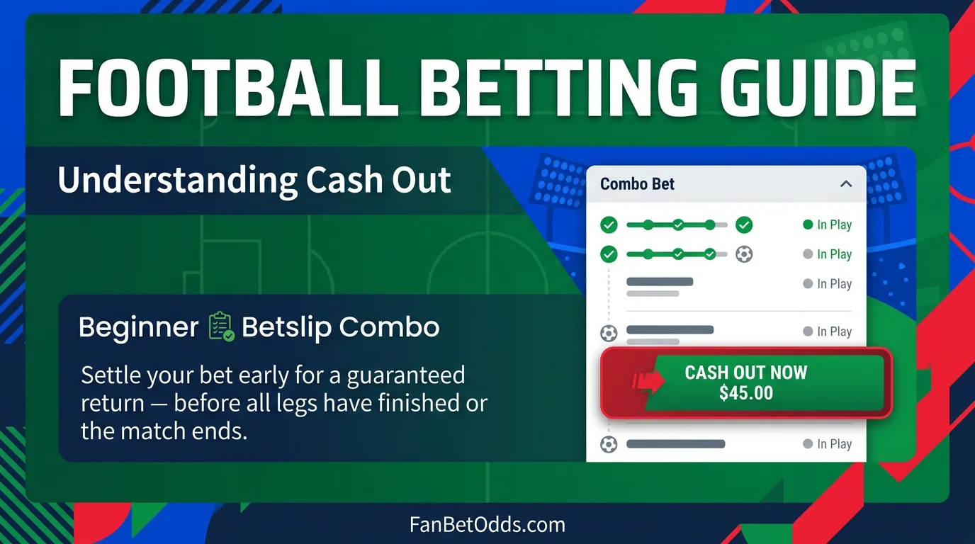 Cash Out guide - how to settle bets early before the final whistle at World Cup 2026