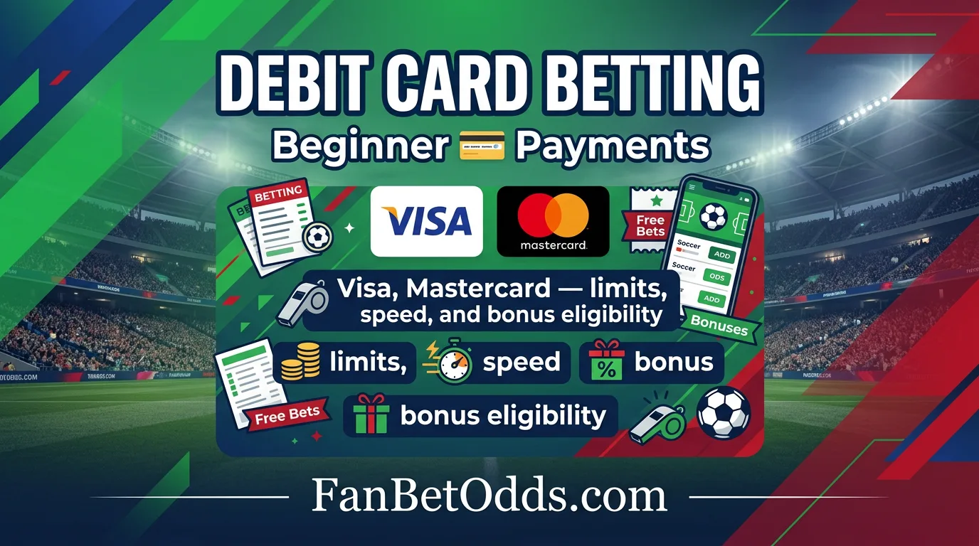 Debit Card Betting guide - Visa and Mastercard deposits at sportsbooks for World Cup 2026