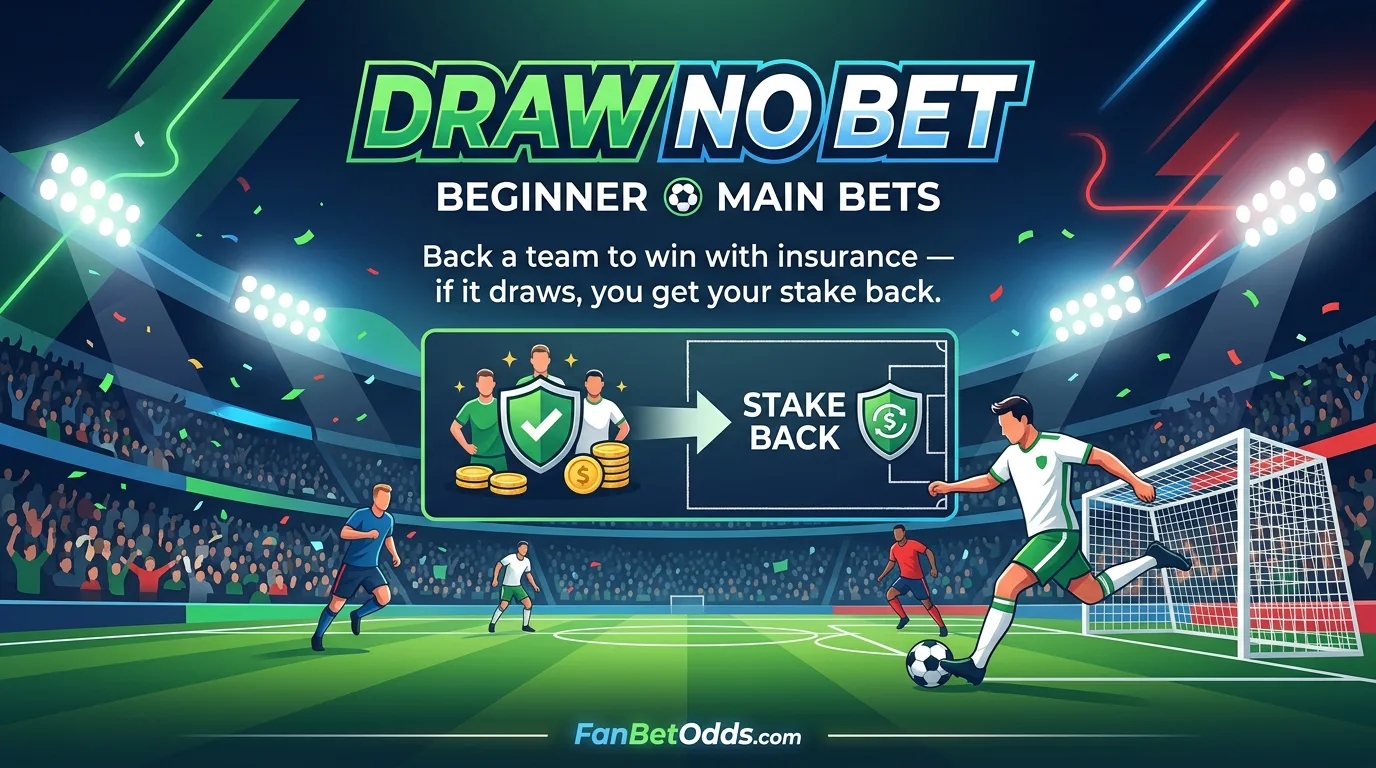 Draw No Bet guide - back a team with draw insurance for World Cup 2026