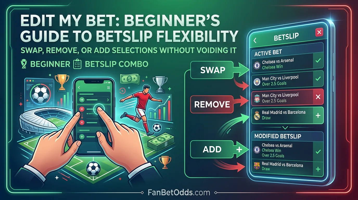 Edit My Bet guide - how to change active bets mid-match during World Cup 2026