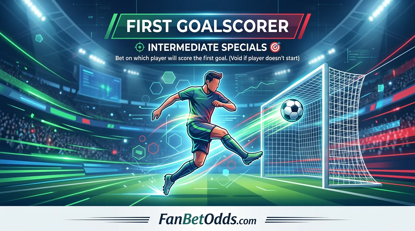 First Goalscorer betting guide - pick the player to open the scoring in a World Cup 2026 match