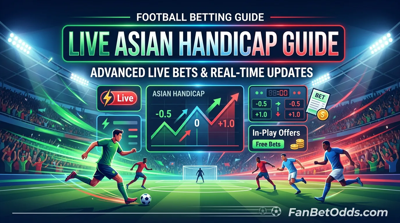 Live Asian Handicap betting guide - in-play spread with constantly updating lines for World Cup 2026