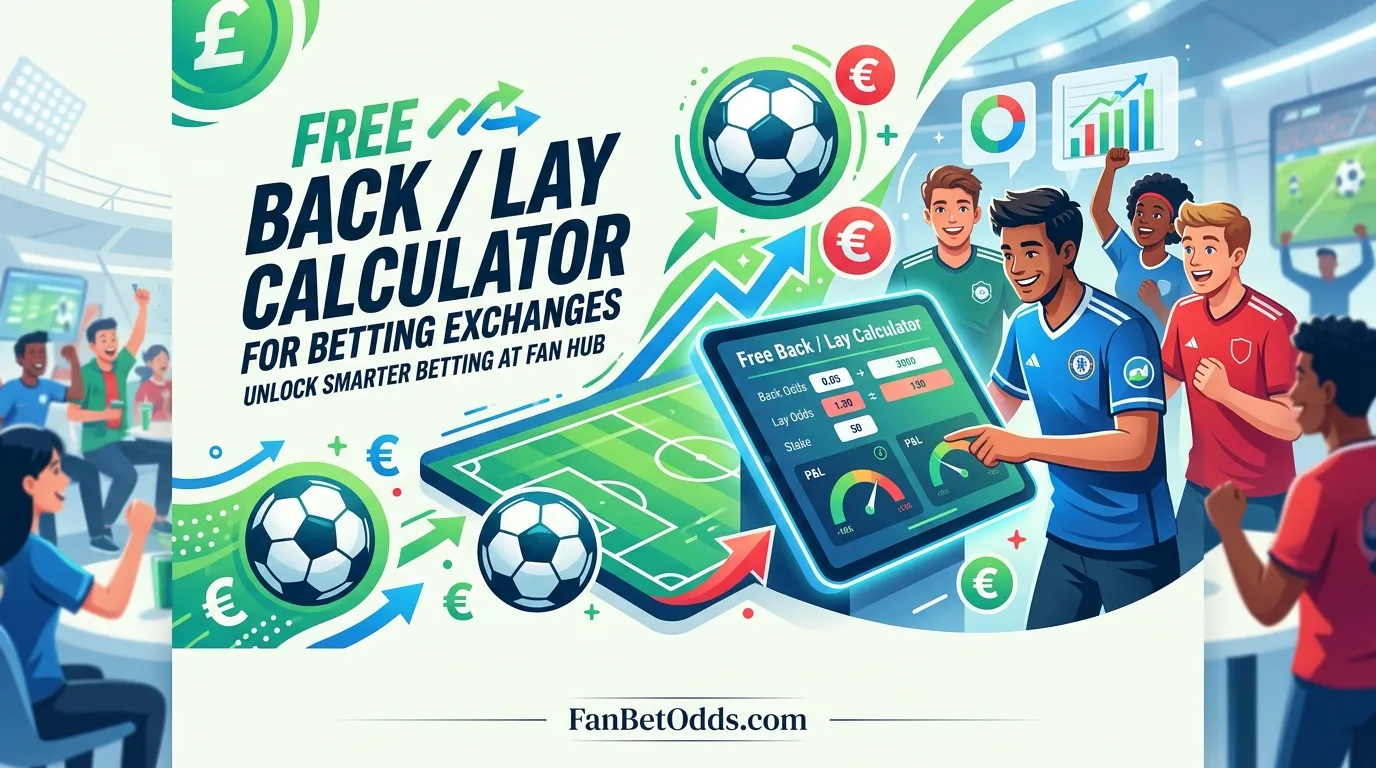 Free Back / Lay Calculator - matched betting profit calculator on Fan Bet Odds