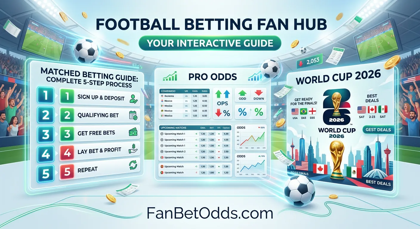 Matched Betting Guide - convert free bets to guaranteed profit using exchanges, Fan Bet Odds