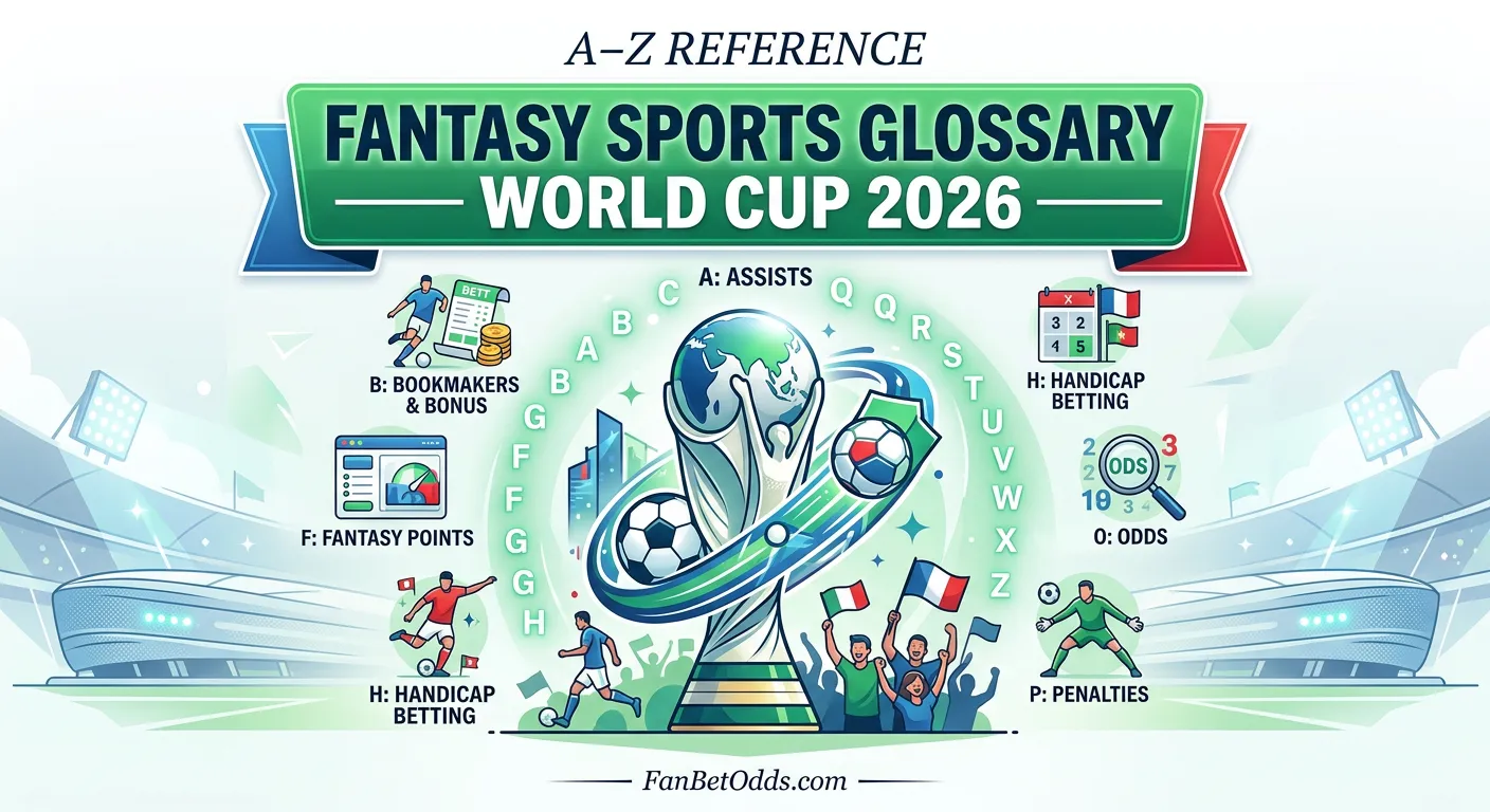 Fantasy Sports Glossary A-Z - World Cup 2026 - Fan Bet Odds