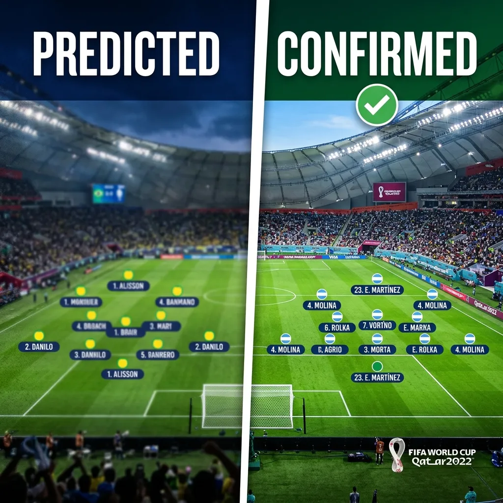 Confirmed vs Predicted Lineups - betting guide for the Golden Hour window