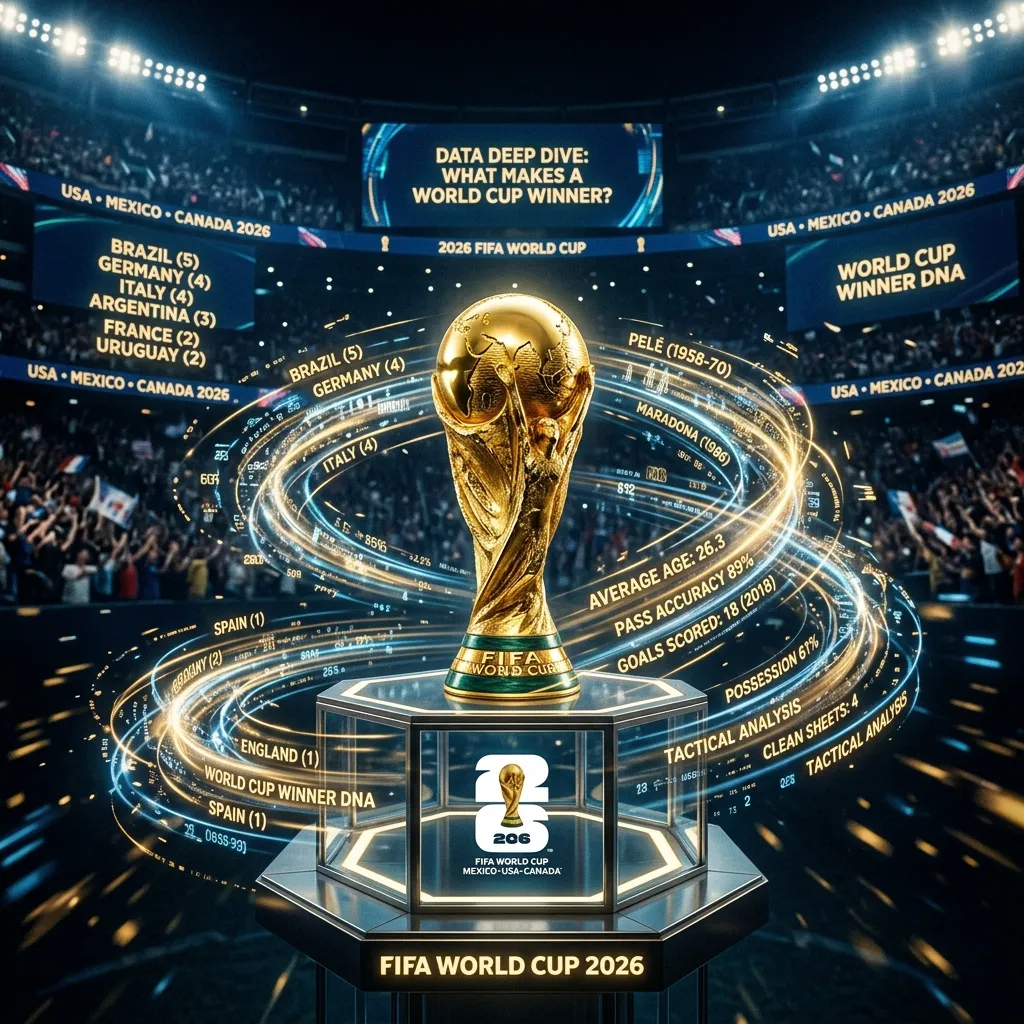 Data deep dive - what makes a World Cup winner, key metrics for 2026