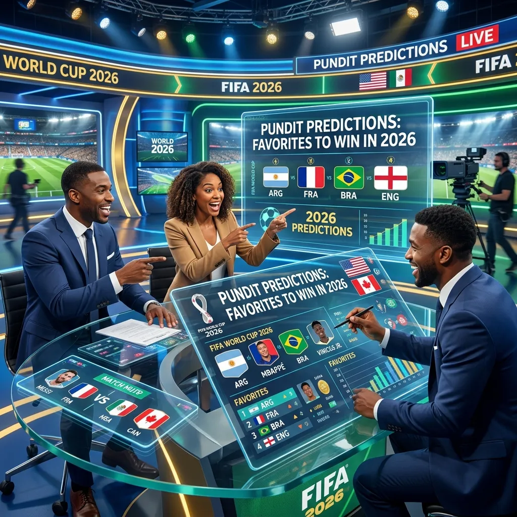 Pundit predictions for World Cup 2026 favorites - Brazil, France and the sleeper picks