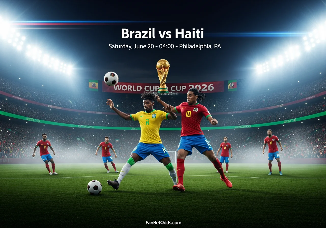 Brazil vs Haiti - 20 June 2026 · Lincoln Financial Field, Philadelphia, PA · FIFA World Cup 2026