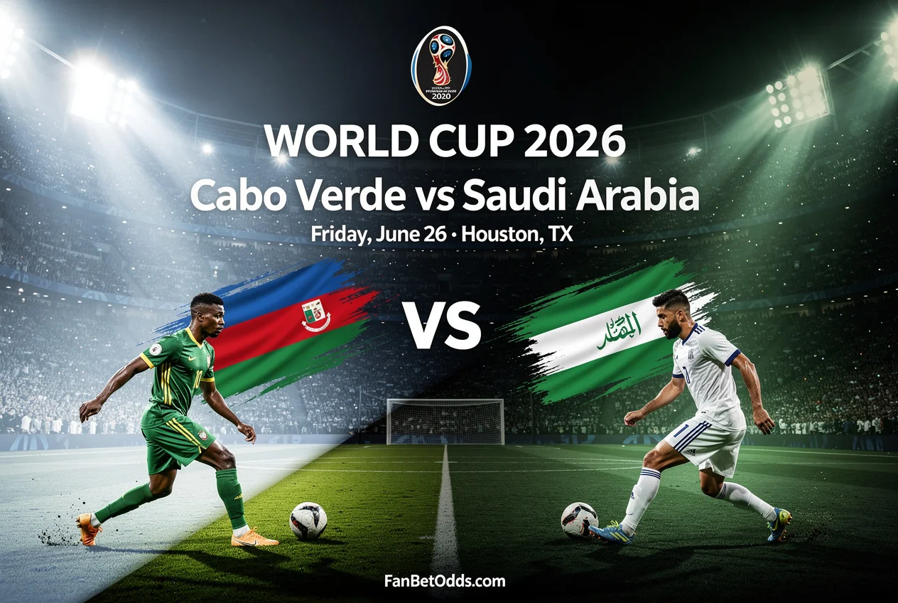 Cabo Verde vs Saudi Arabia - 27 June 2026 · NRG Stadium, Houston, TX · FIFA World Cup 2026
