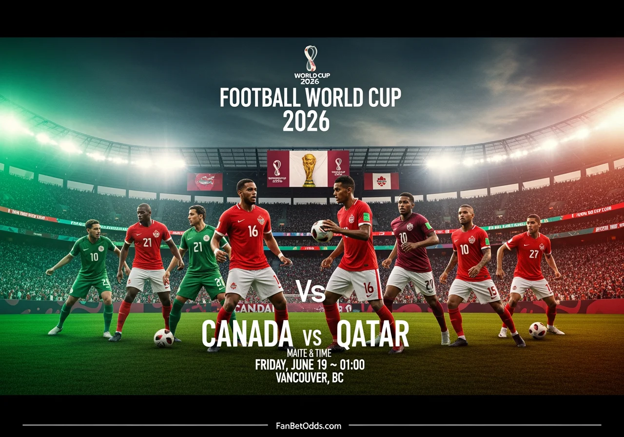 Canada vs Qatar - 18 June 2026 · BC Place, Vancouver, BC · FIFA World Cup 2026