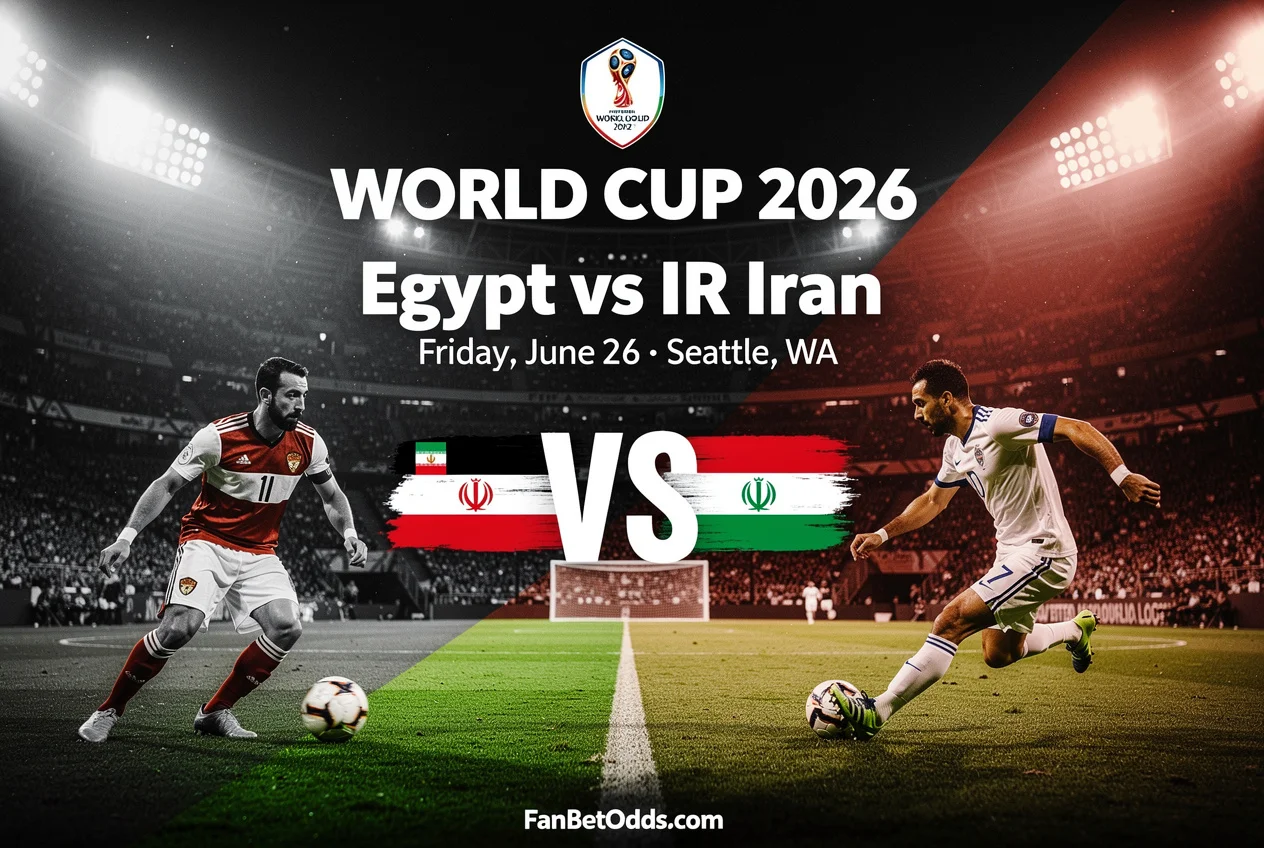 Egypt vs IR Iran - 27 June 2026 · Lumen Field, Seattle, WA · FIFA World Cup 2026