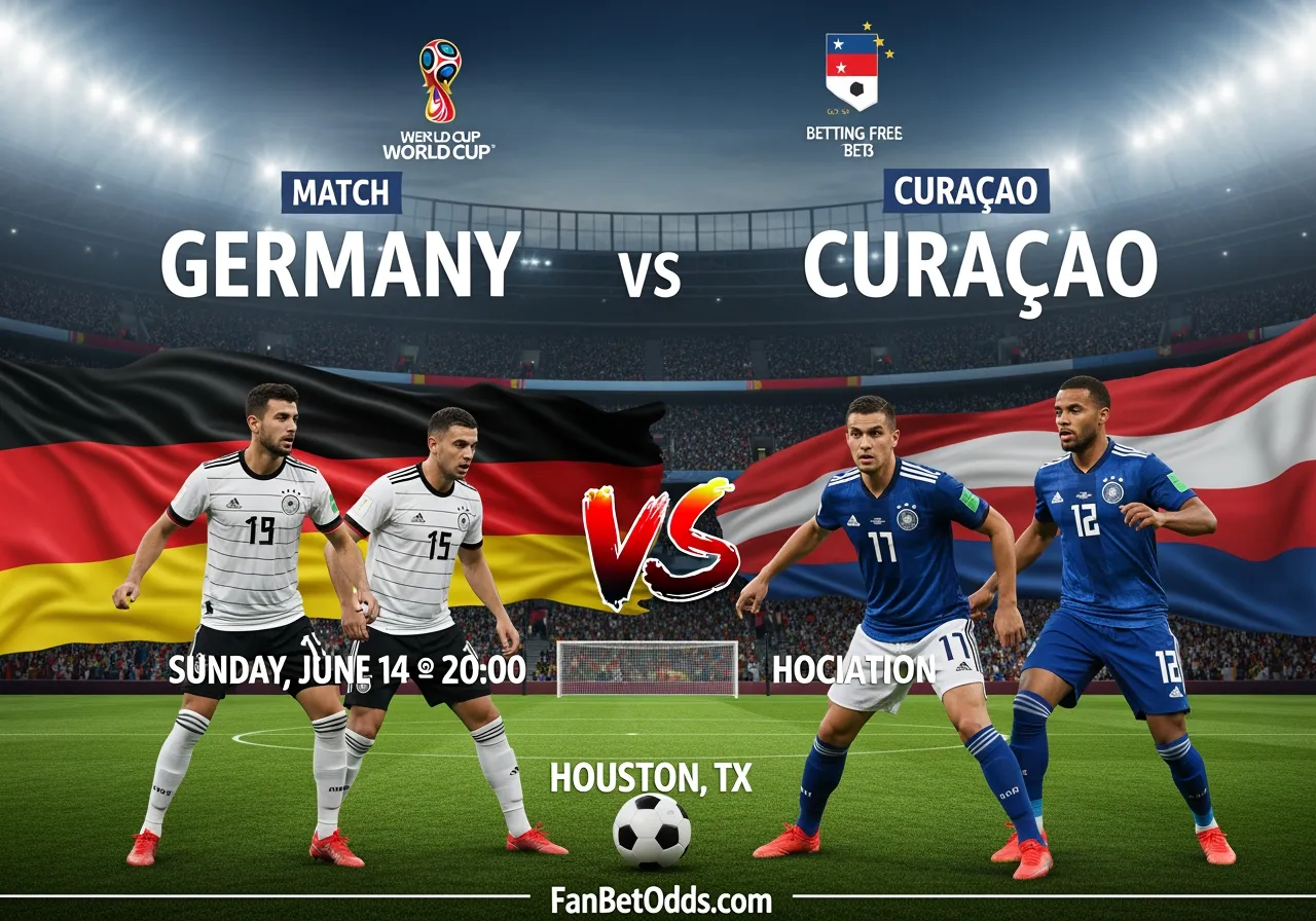 Germany vs Curaçao - 14 June 2026 · NRG Stadium, Houston, TX · FIFA World Cup 2026