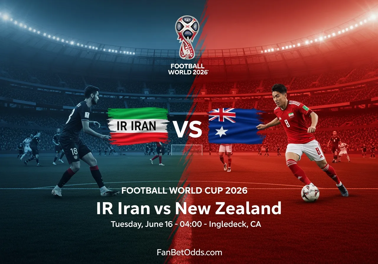 IR Iran vs New Zealand - 16 June 2026 · SoFi Stadium, Inglewood, CA · FIFA World Cup 2026