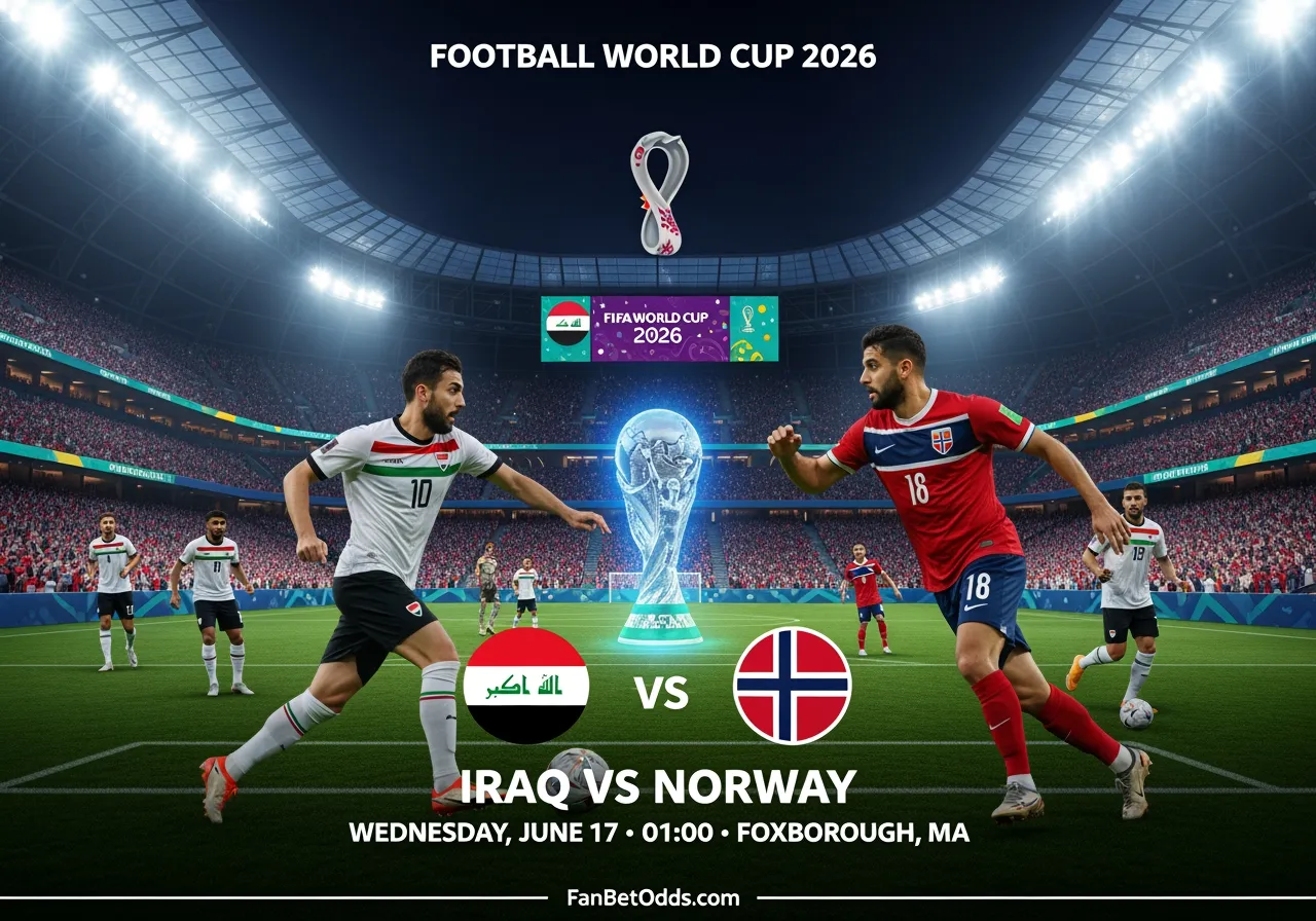Iraq vs Norway - 16 June 2026 · Gillette Stadium, Foxborough, MA · FIFA World Cup 2026