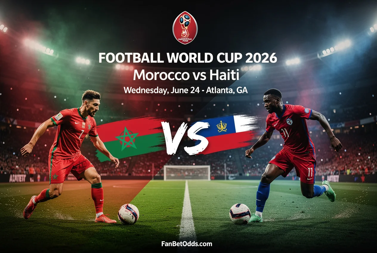 Morocco vs Haiti - 24 June 2026 · Mercedes-Benz Stadium, Atlanta, GA · FIFA World Cup 2026