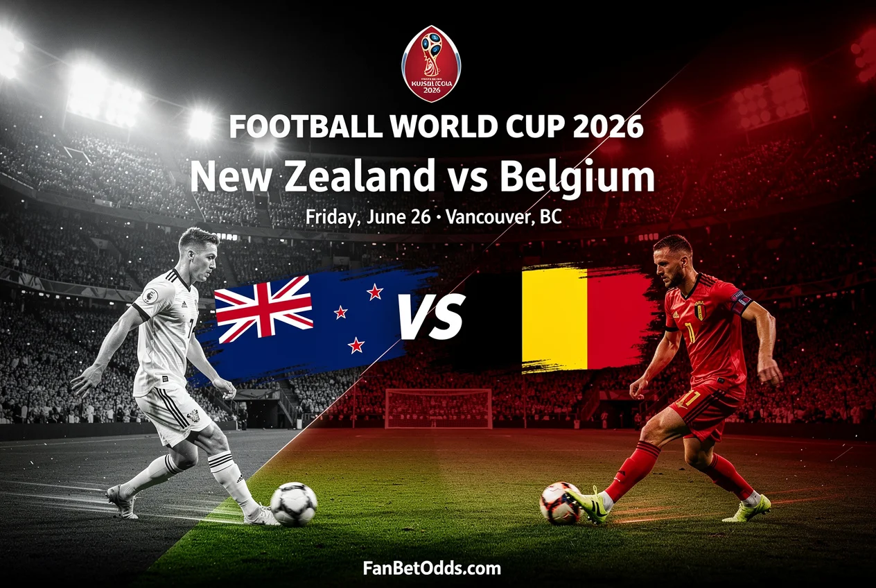 New Zealand vs Belgium - 27 June 2026 · BC Place, Vancouver, BC · FIFA World Cup 2026