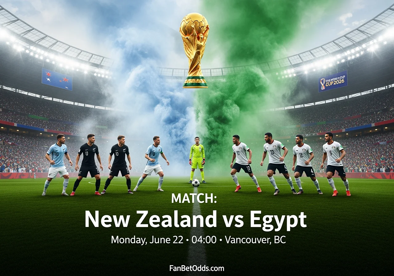 New Zealand vs Egypt - 22 June 2026 · BC Place, Vancouver, BC · FIFA World Cup 2026