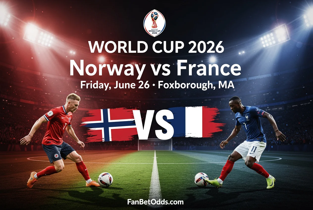 Norway vs France - 26 June 2026 · Gillette Stadium, Foxborough, MA · FIFA World Cup 2026