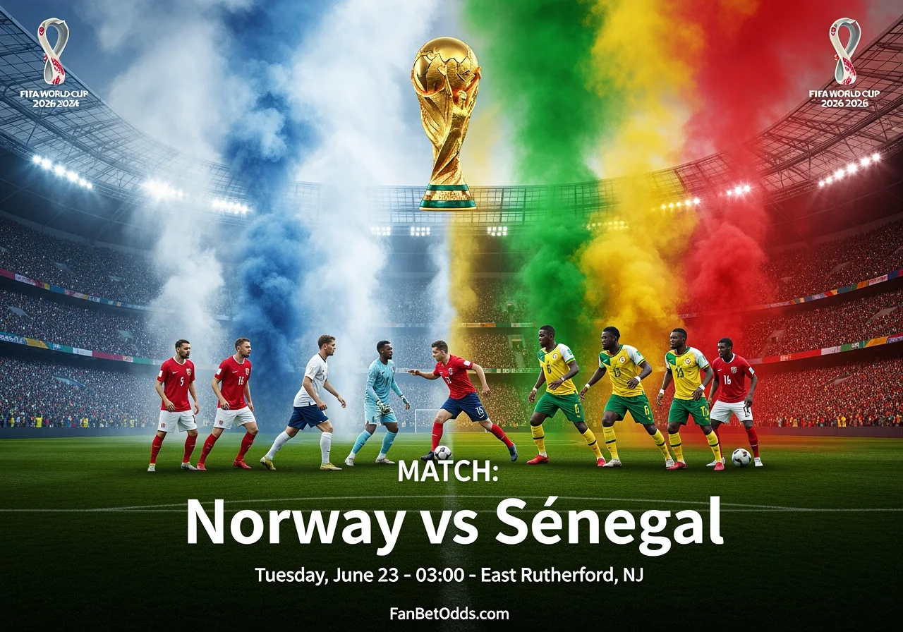 Norway vs Senegal - 23 June 2026 · MetLife Stadium, East Rutherford, NJ · FIFA World Cup 2026
