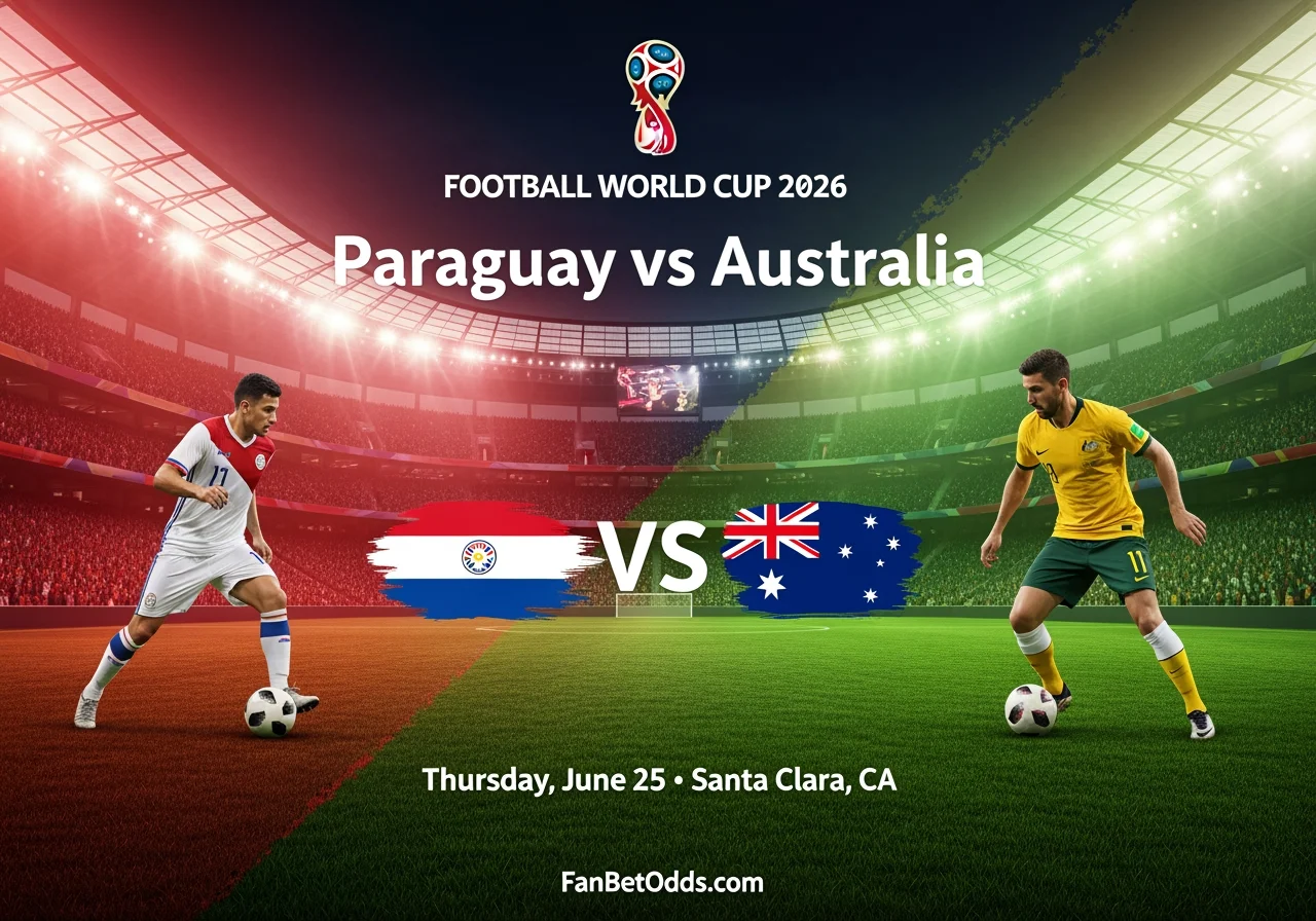 Paraguay vs Australia - 25 June 2026 · Levi's Stadium, Santa Clara, CA · FIFA World Cup 2026
