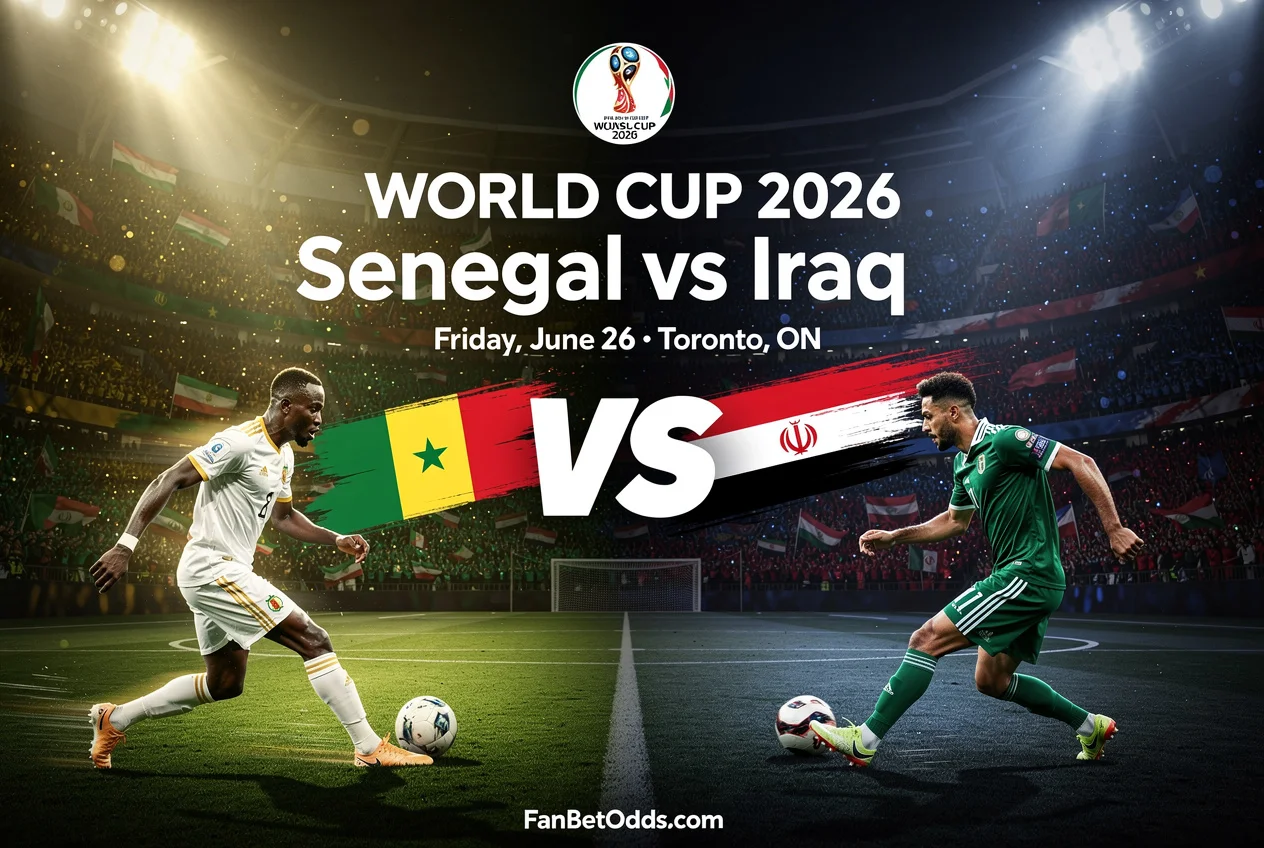 Senegal vs Iraq - 26 June 2026 · BMO Field, Toronto, ON · FIFA World Cup 2026