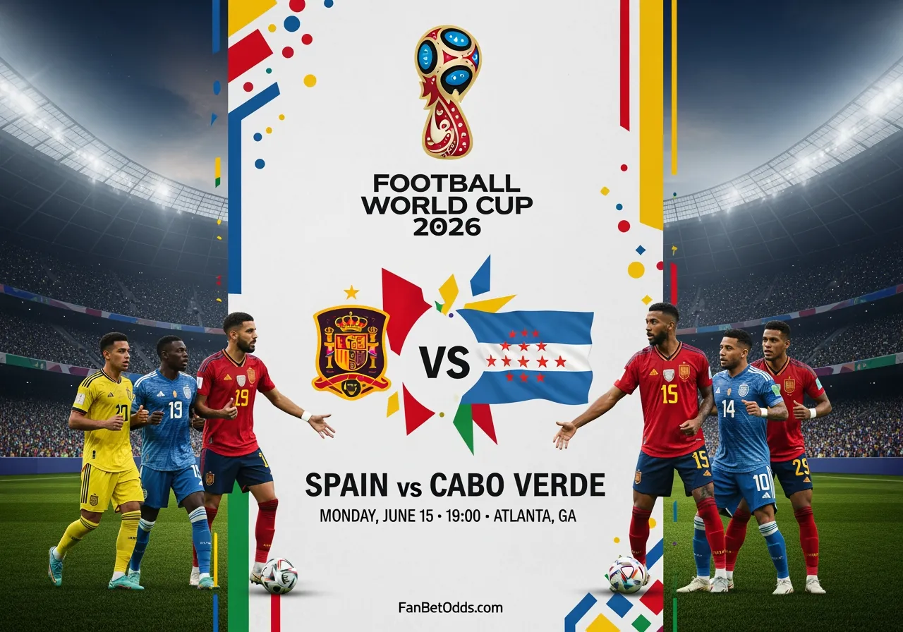 Spain vs Cabo Verde - 15 June 2026 · Mercedes-Benz Stadium, Atlanta, GA · FIFA World Cup 2026
