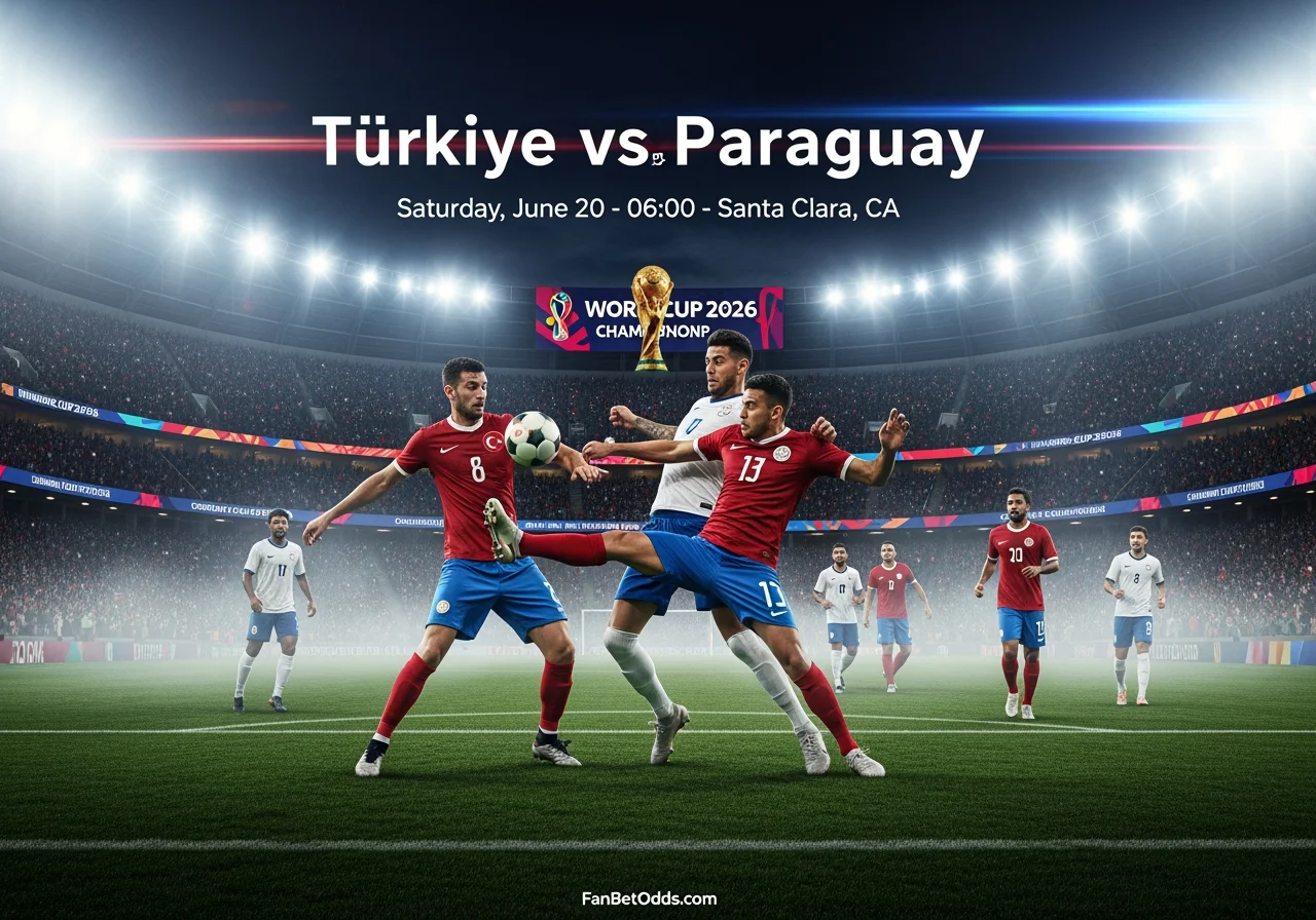 Türkiye vs Paraguay - 20 June 2026 · Levi's Stadium, Santa Clara, CA · FIFA World Cup 2026