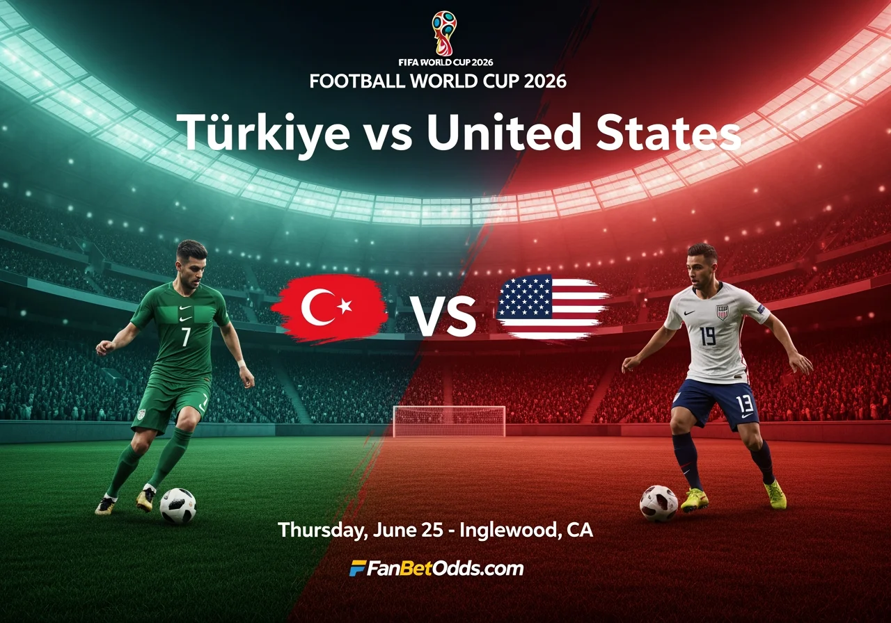 Türkiye vs United States - 25 June 2026 · SoFi Stadium, Inglewood, CA · FIFA World Cup 2026