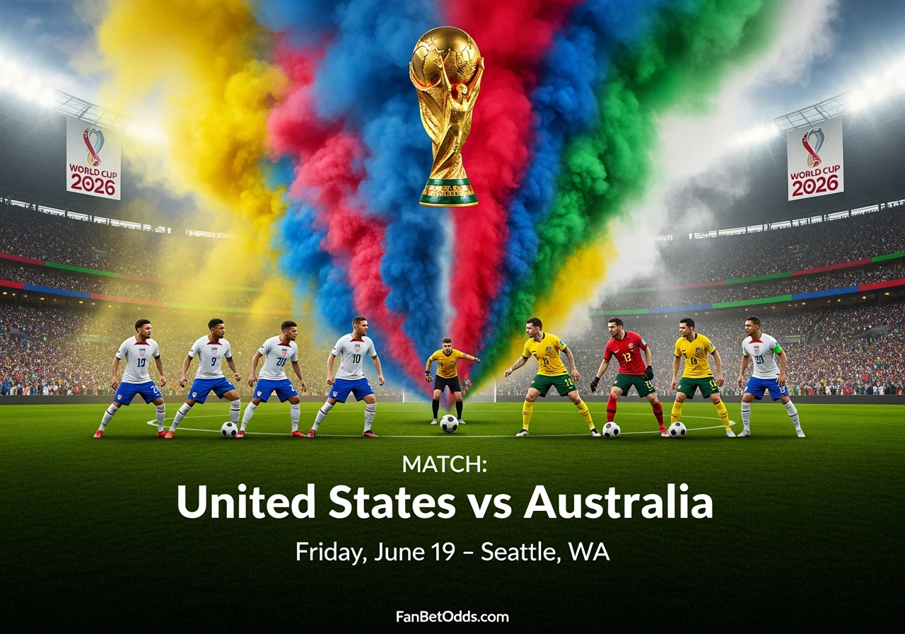 United States vs Australia - 19 June 2026 · Lumen Field, Seattle, WA · FIFA World Cup 2026