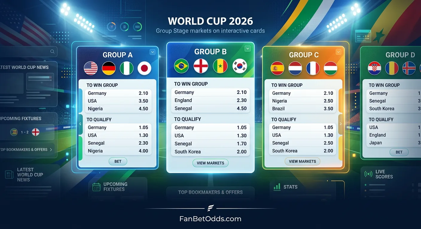 World Cup 2026 Group Stage Markets
