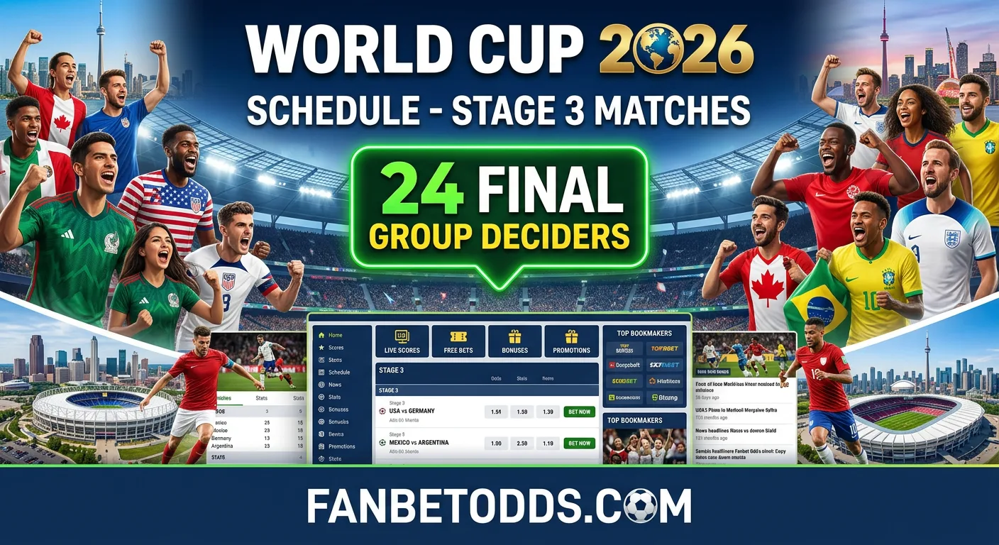 Schedule - Stage 3 Matches