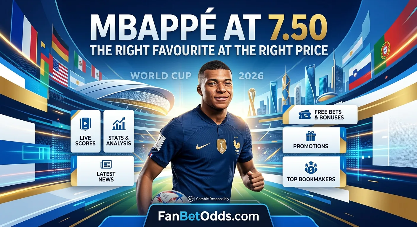 Mbappé at 7.50 - the right favourite at the right price